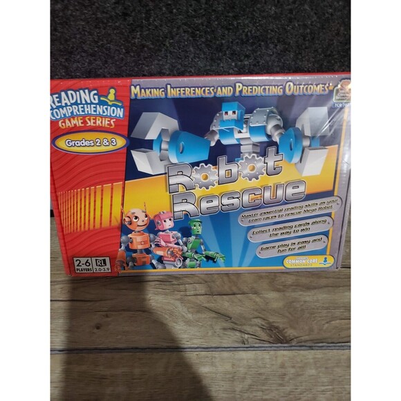 Robot Rescue reading comprehension game Grd 2 & 3 TRC 7827 Comm Core Standards - Picture 1 of 2